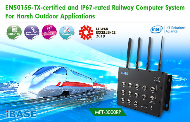 Certyfikowany komputer kolejowy MPT-3000RPSM z pełnym IP67