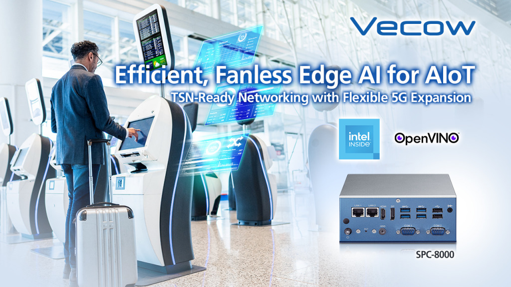 Vecow wprowadza SPC-8000 z procesorem Intel serii N: ultra-kompaktowy, bezwentylatorowy system dla sztucznej inteligencji brzegowej