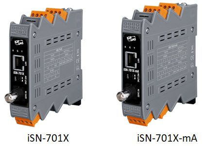 iSN-701X/ iSN-701X-mA: Konwerter sygnału wibracji na Modbus Slave - Nowości produktowe