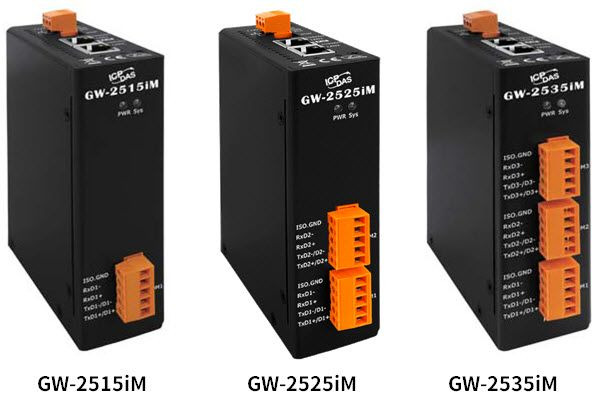 GW-2515iM, GW-2525iM i GW-2535iM: Modbus TCP do RTU/ASCII Bramki Zabezpieczeń - Nowe Produkty