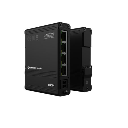 TSW304 - 4-portowy Ethernet Switch DIN-Rail