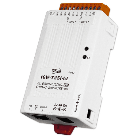 tGW-725-UL-UTA - Przemysłowa bramka Modbus TCP/UDP do RTU/ASCII