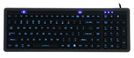 Silikonowa klawiatura przemysłowa IP68 - GSK313-BL