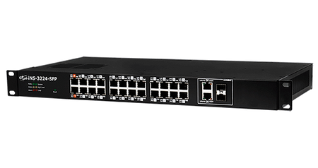iNS-3224-SFP - Przemysłowy switch PoE/PoE+
