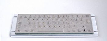 GKB008 - Stalowa klawiatura przemysłowa IP65