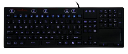 Silikonowa klawiatura medyczna IP68 - GSK314-BL