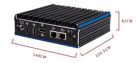 GEC-NJ4125 - Bezwentylatorowy komputer przemysłowy BOX PC