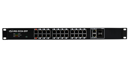 iNS-3224-SFP - Przemysłowy switch PoE/PoE+