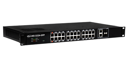 iNS-3224-SFP - Przemysłowy switch PoE/PoE+