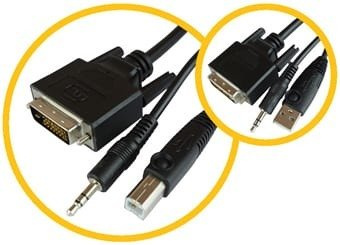 RSS-CBL-DVI – Kabel KVM ze złączem DVI