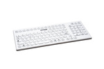 TKG-106-IP68-WHITE - Silikonowa klawiatura medyczna IP68