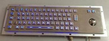 Stalowa klawiatura przemysłowa - GIK299B-BG