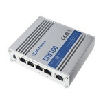 TSW100 - 5-portowy Ethernet Switch z PoE