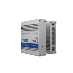 TSW101 - 5-portowy Ethernet Switch z PoE i E-Mark