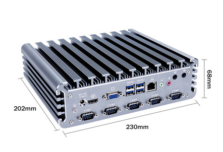 GEC-13P/i5/8GBR/256GB - Bezwentylatorowy BOX PC