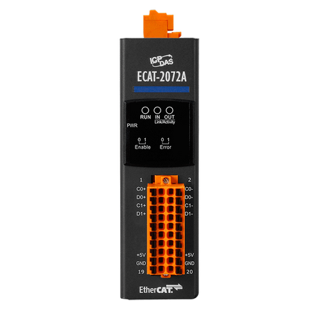 ECAT-2072A - Przemysłowy master enkoderów absolutnych EtherCAT