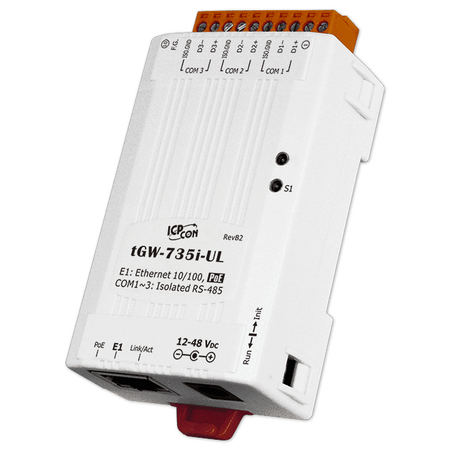 tGW-735-UL-UTA - Przemysłowa bramka Modbus TCP/UDP do RTU/ASCII