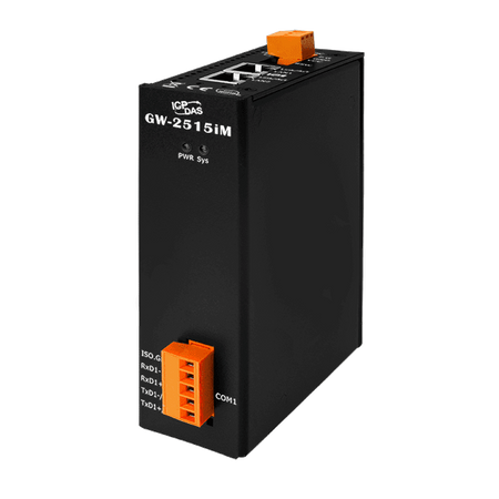 GW-2515iM - Przemysłowa bramka Modbus TCP do RTU/ASCII