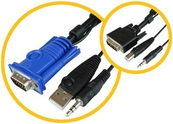 RSS-CBL-VGA – Kabel KVM ze złączem VGA
