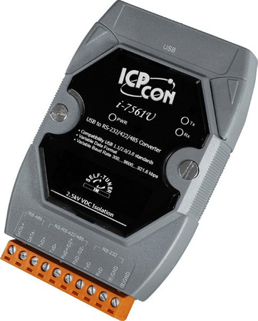 I-7561U-G - Izolowany konwerter USB na RS-232/422/485
