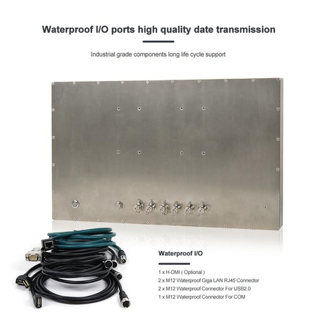 WPC-3215WDC - Przemysłowy panel PC 21.5" IP66/IP69K