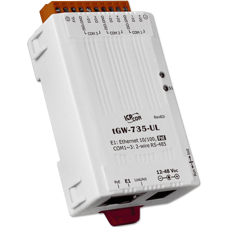 tGW-735-UL-UTA - Przemysłowa bramka Modbus TCP/UDP do RTU/ASCII